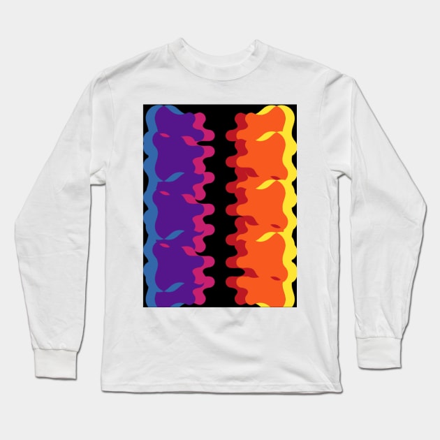 flames Long Sleeve T-Shirt by beleafcreativ